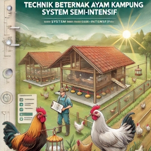 Teknik Beternak Ayam Kampung Sistem Semi-Intensif